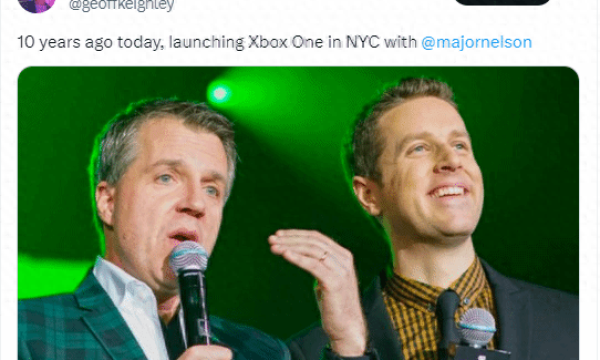 TGA创始人晒老照片:十年前主持了Xbox One发布现场